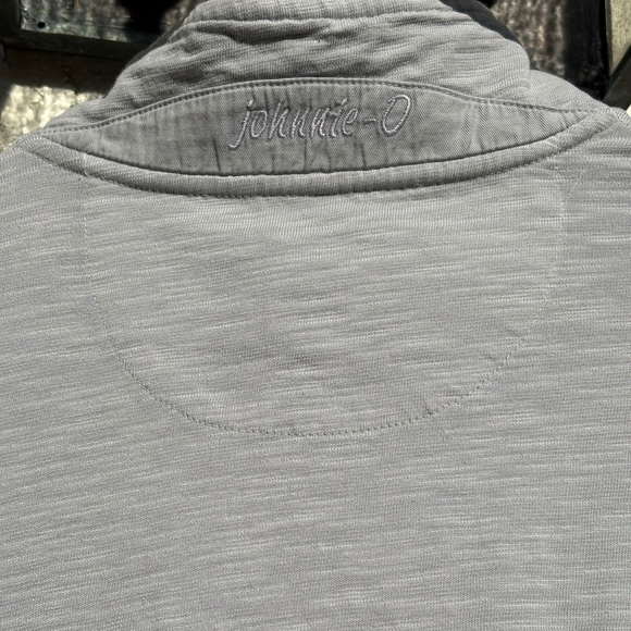 Johnnie-O Keane Quarter Zip Pullover Large gray - Picture 4 of 15